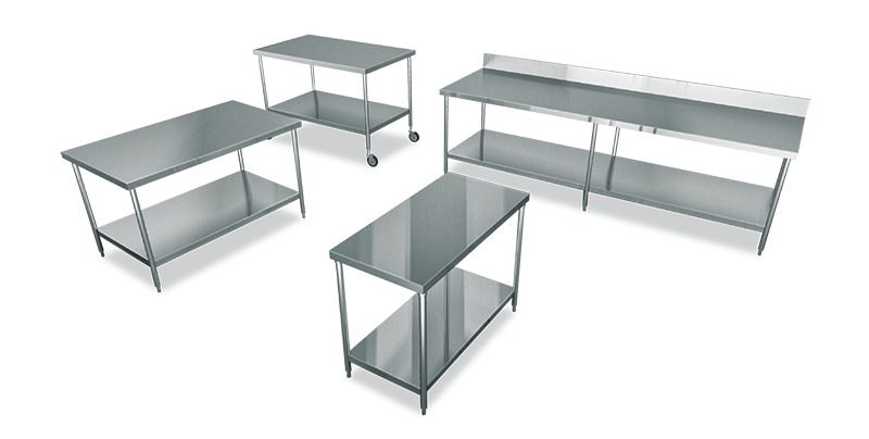 Allied Stainless Work Tables